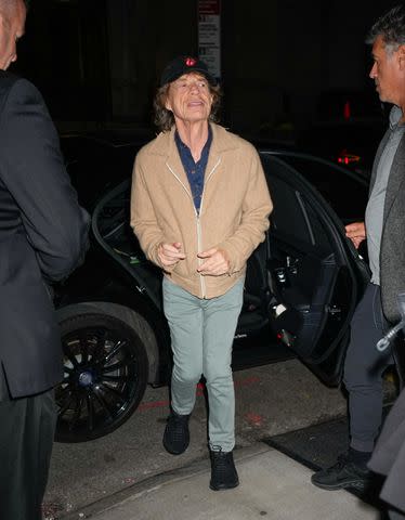 <p> Gotham/GC Images</p> Mick Jagger attends SNL afterparty on October 22, 2023 in New York City.