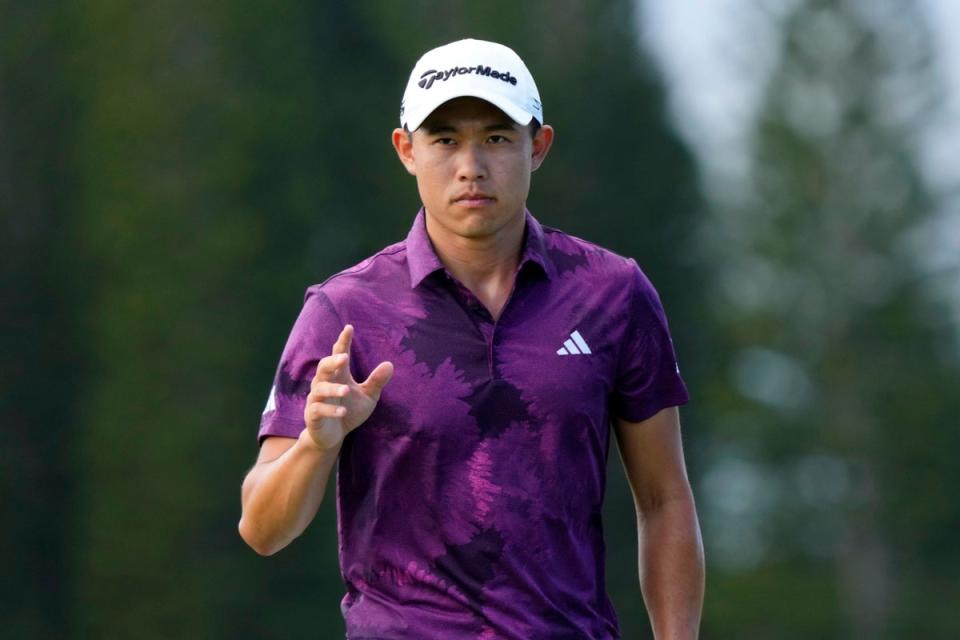 Collin Morikawa easily kept control of his lead ahead of the last day of the Sentry Tournament of Champions in Hawaii while Englishman Matt Fitzpatrick pushed his way to a share of second (Matt York/AP) (AP)