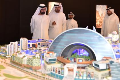 El Mall of the World reafirmará el atractivo turístico de Dubái (Prensa jeque Mohamed bin Rachid Al-Maktum/AFP)