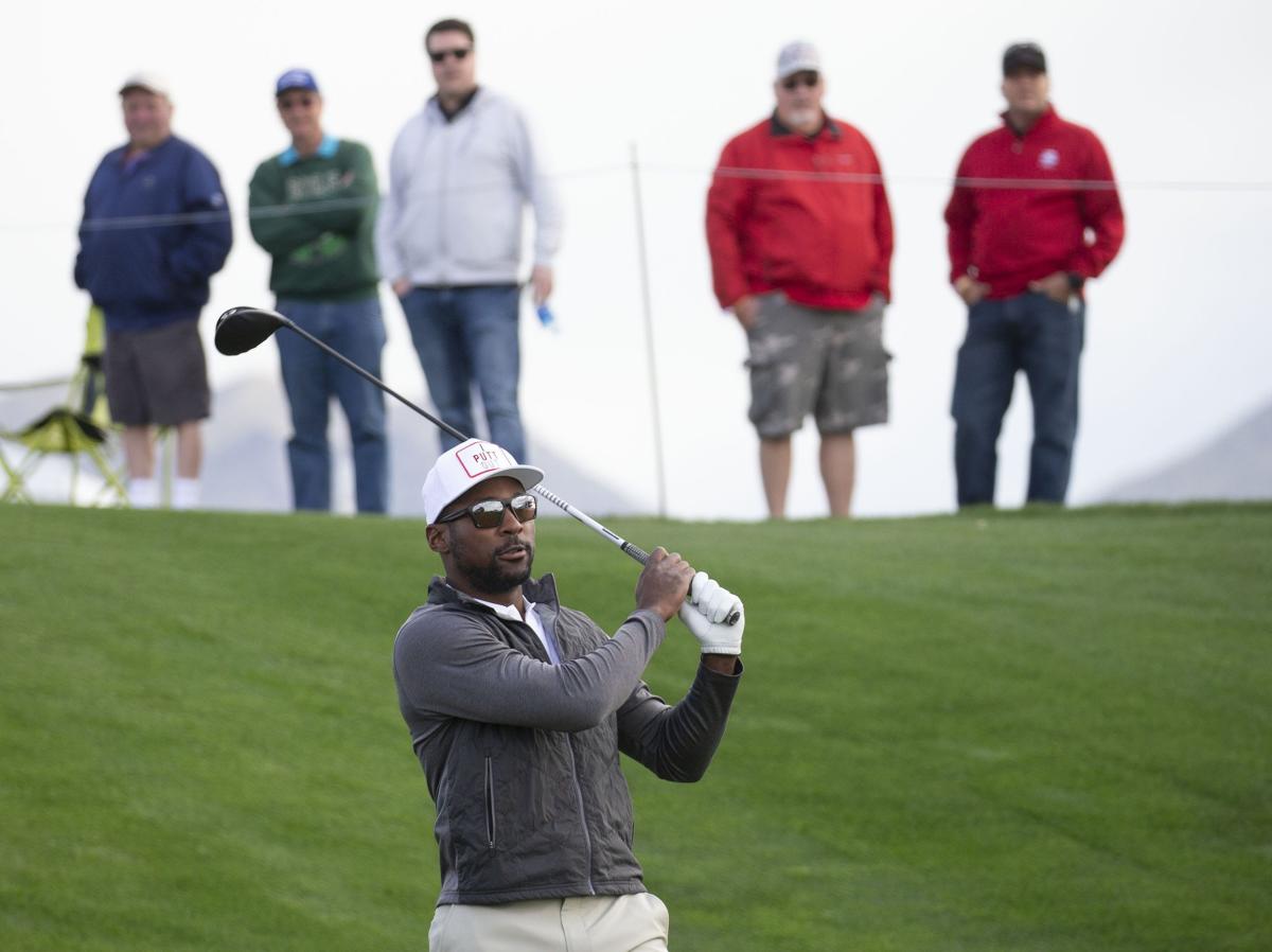 Larry Fitzgerald, Alexandra O'laughlin, Emmitt Smith and Rob