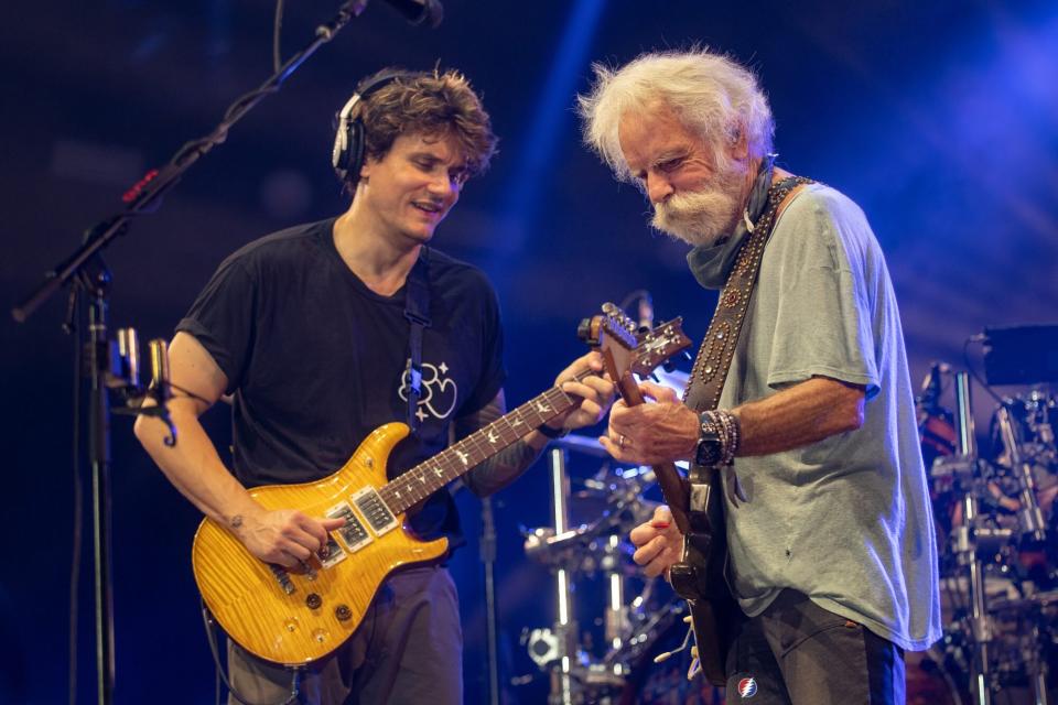 John Mayer and Bob Weir of Dead &amp; Company play at Citi Field in Queens, NY 07/15/22