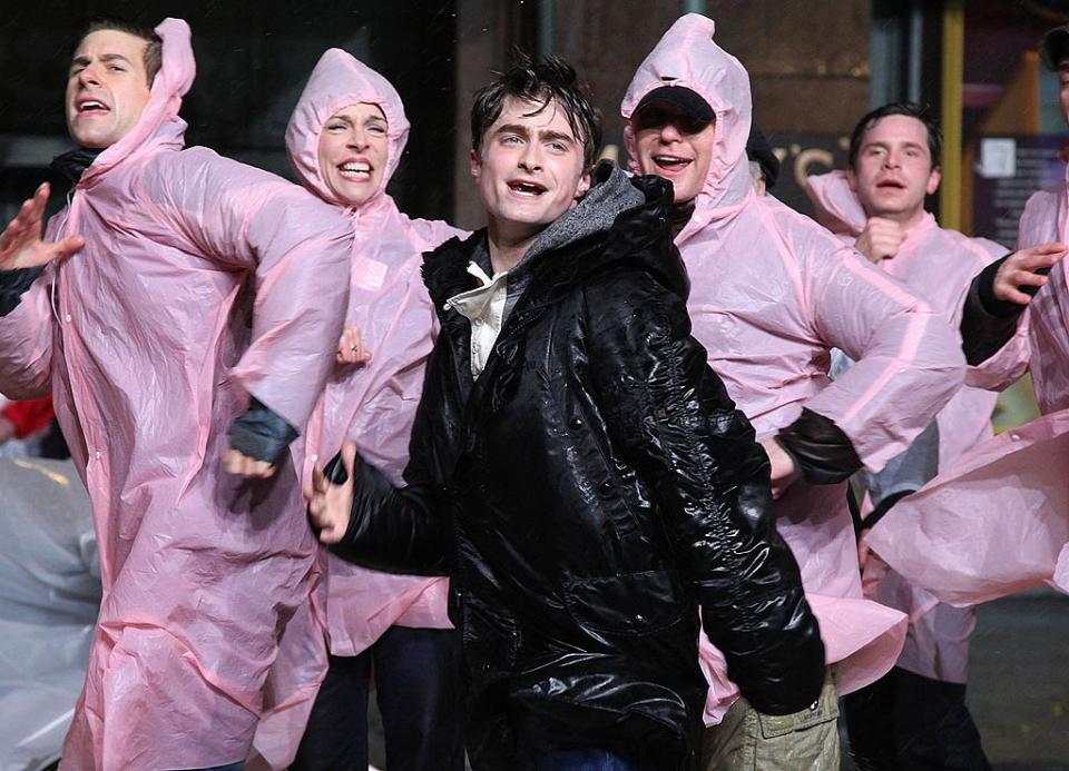 Daniel Radcliffe Macys Thanksgiving Day Parade Rehearsal