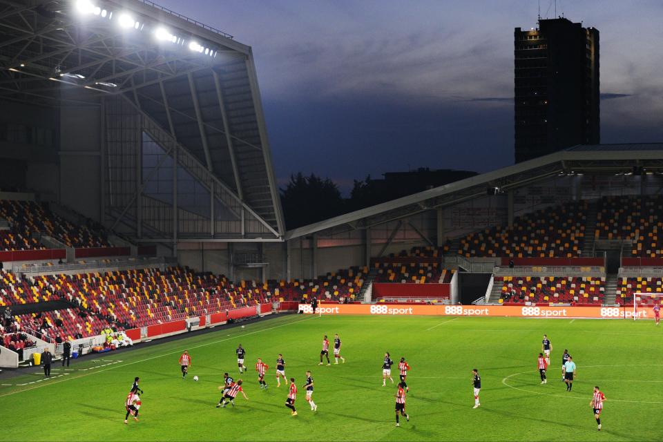 Brentford have yet to play a match at their new home with fans in attendanceGetty Images