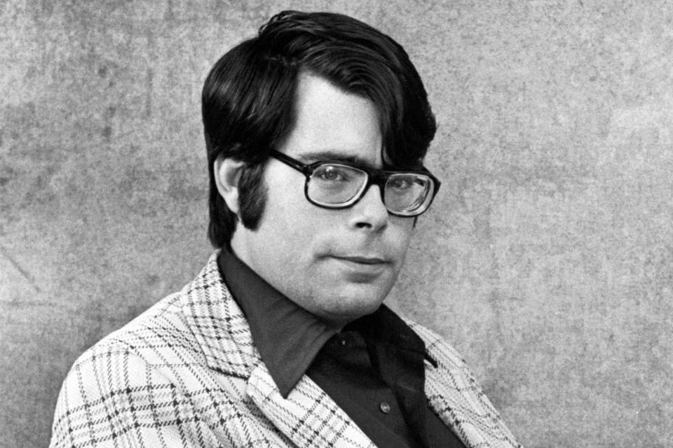 <p>Alex Gotfryd/CORBIS/Corbis via Getty </p> Stephen King in the mid 1970s