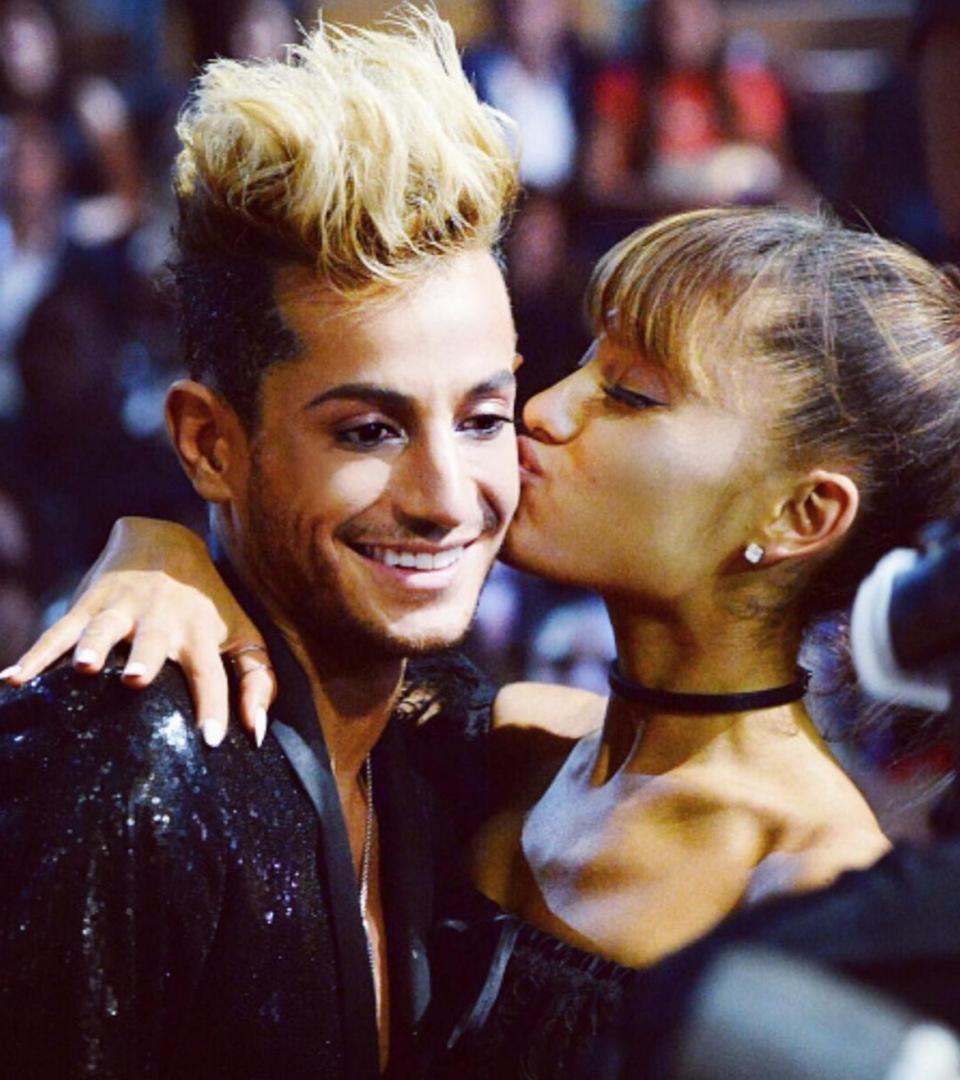 Frankie Grande took to Instagram to gush about his sister, saying that there were “no words” to describe how proud he is of Ariana, n'aww.