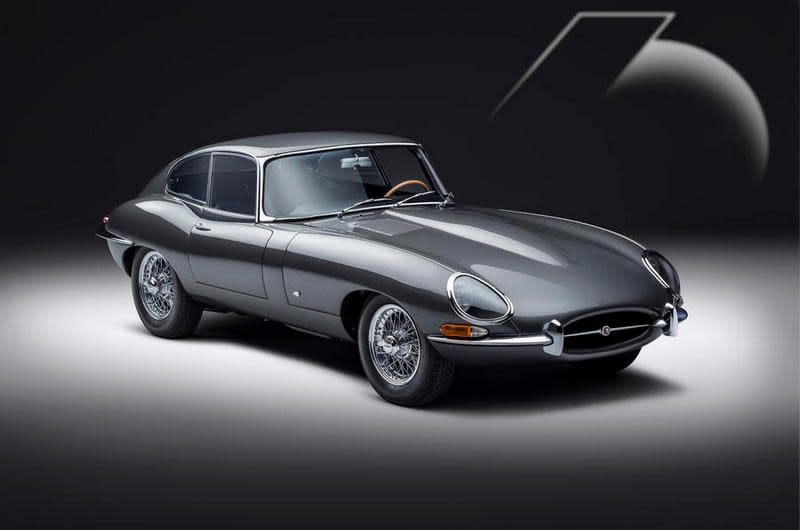 E-Type Coupe 60 Edition採用專屬Flat Out Gray車色。