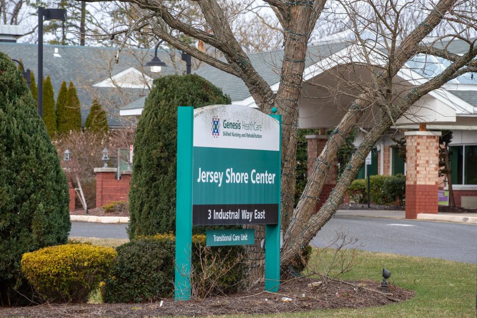Jersey Shore Center, a shore-area nursing home which has reported 59 residents and 10 staff members diagnosed with COVID since mid-February, in Eatontown, NJ Wednesday March 15, 2023.  