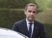 Here's Mark, still governor of the BoC, emerging from a limo at the arriving at this year's G7 meetings in England. Does he look good? (Is the drachma dead? Is Davos in Switzerland?) We think so. <b>Click on for more photos of the golden banker at his distinguished best</b>.