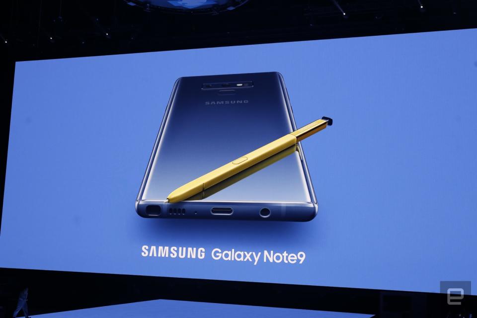 After more than a few leaks (including from Samsung itself), the Galaxy Note 9