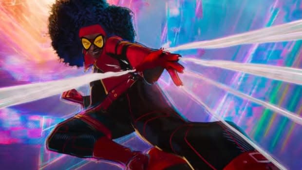 Jessica Drew/Spider-Woman in "Spider-Man: Across the Spider-Verse"<p>Sony Pictures</p>