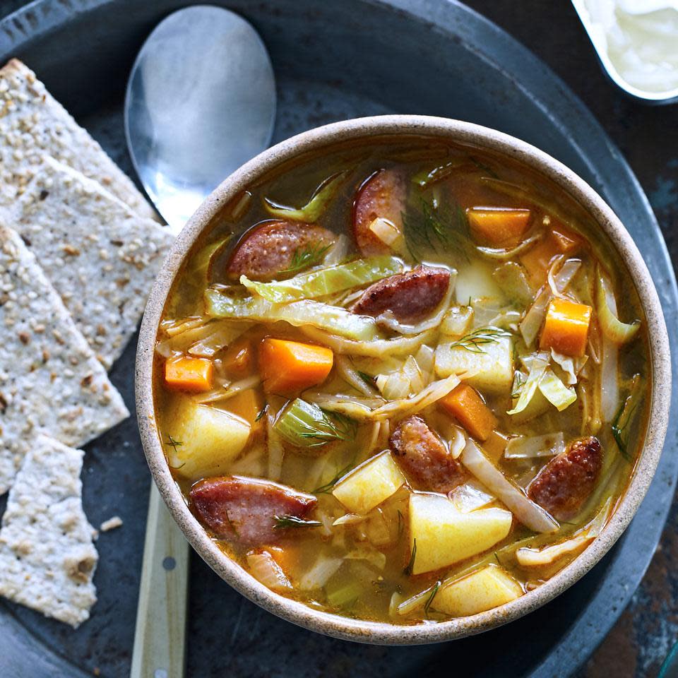 Kielbasa & Cabbage Soup