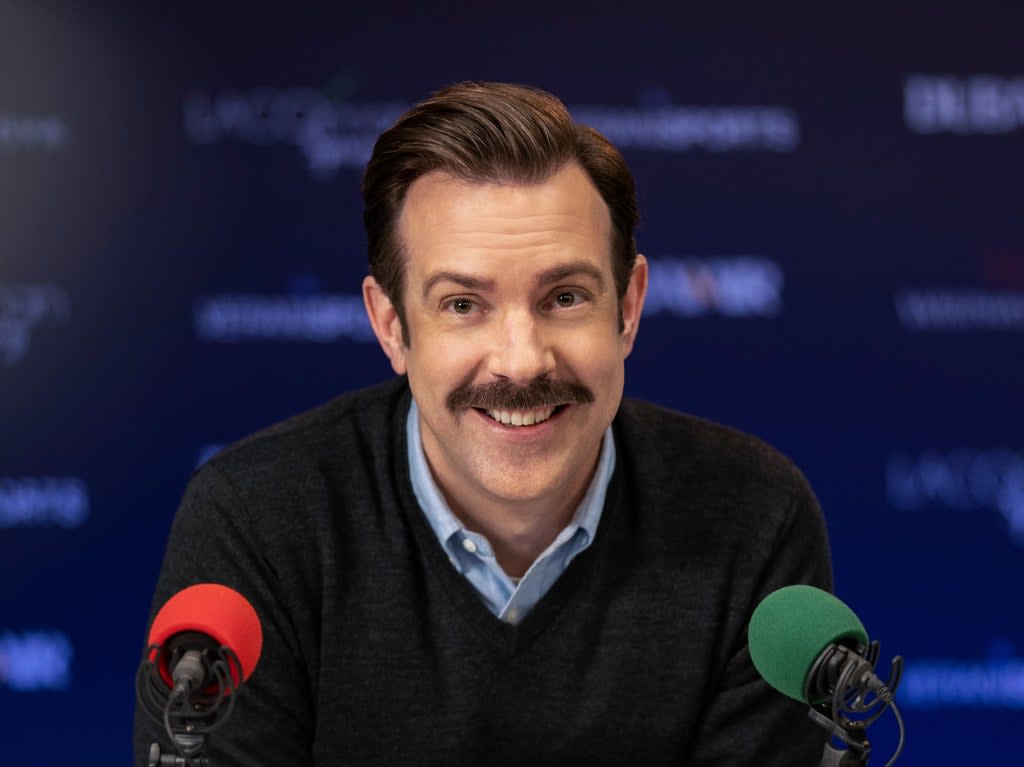 The pride of Richmond: Jason Sudiekis won an Emmy for his lead role in the genial sports sitcom ‘Ted Lasso' (Apple TV+)