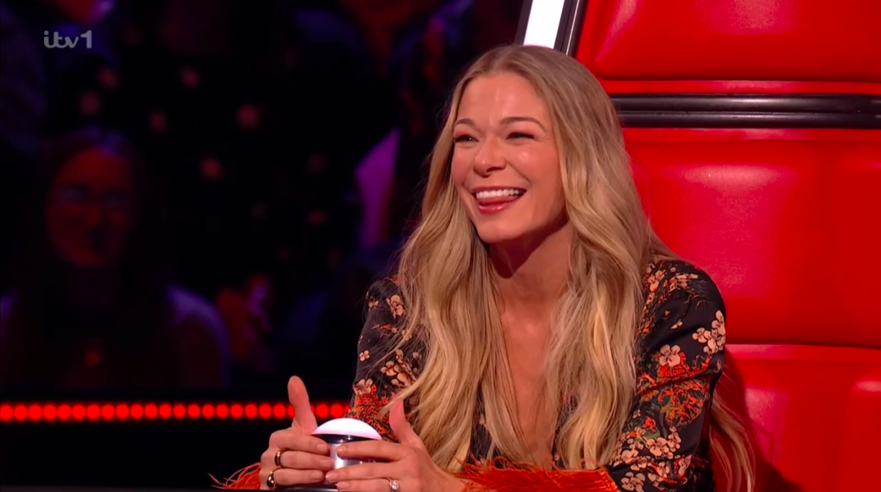 American singer-songwriter LeAnn Rimes is another new addition to the panel. (ITV screenshot)