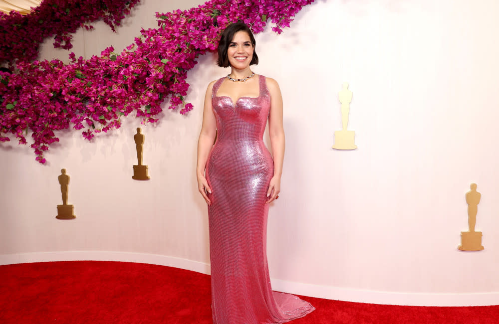 America Ferrera on the Oscars red carpet credit:Bang Showbiz