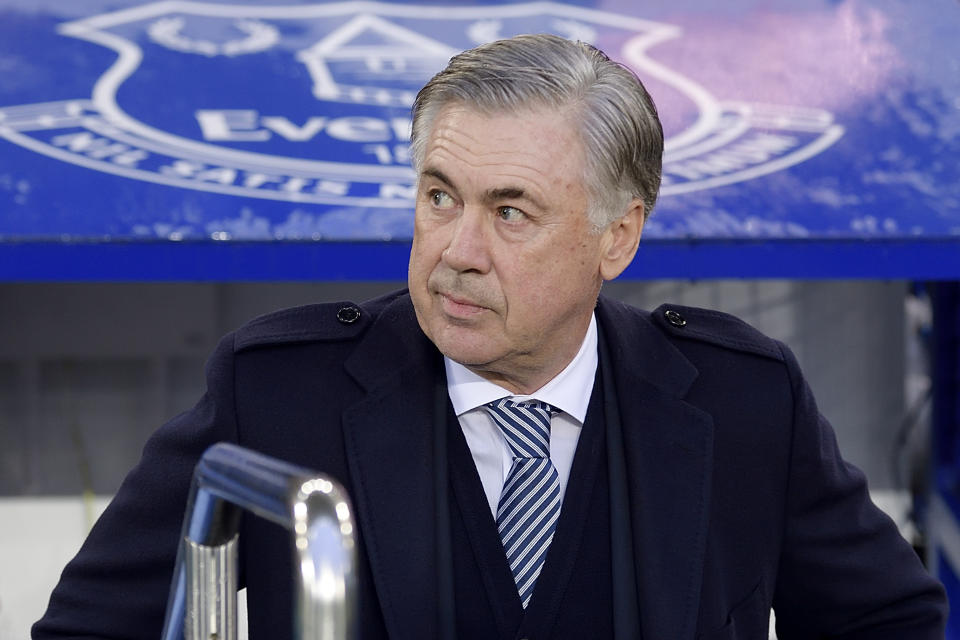 Carlo Ancelotti gets his first taste of the Merseyside derby this weekend in the FA Cup. (Photo by Tony McArdle/Everton FC via Getty Images)