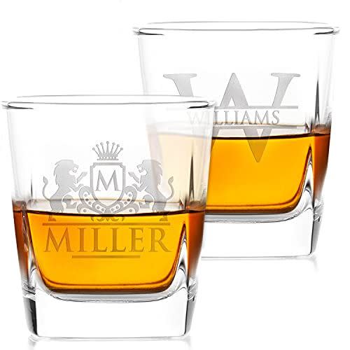 56) Personalized Whiskey Glasses