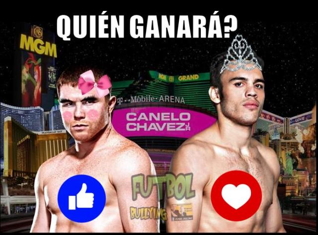 Llévese su muñeco de Canelo y Chávez Jr!