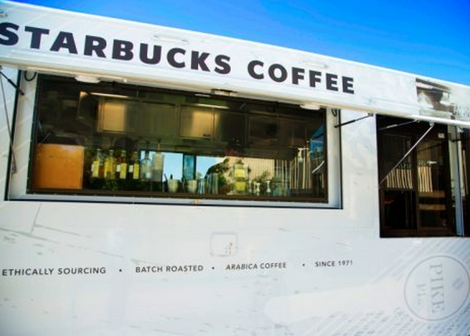 starbucks mobile truck