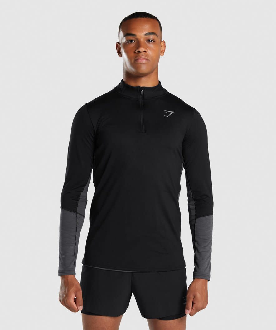 Speed 1/4 Zip Pullover. Image via Gymshark.