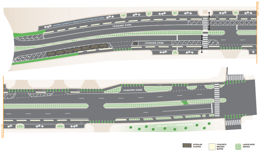 Demonbreun Street bikeway