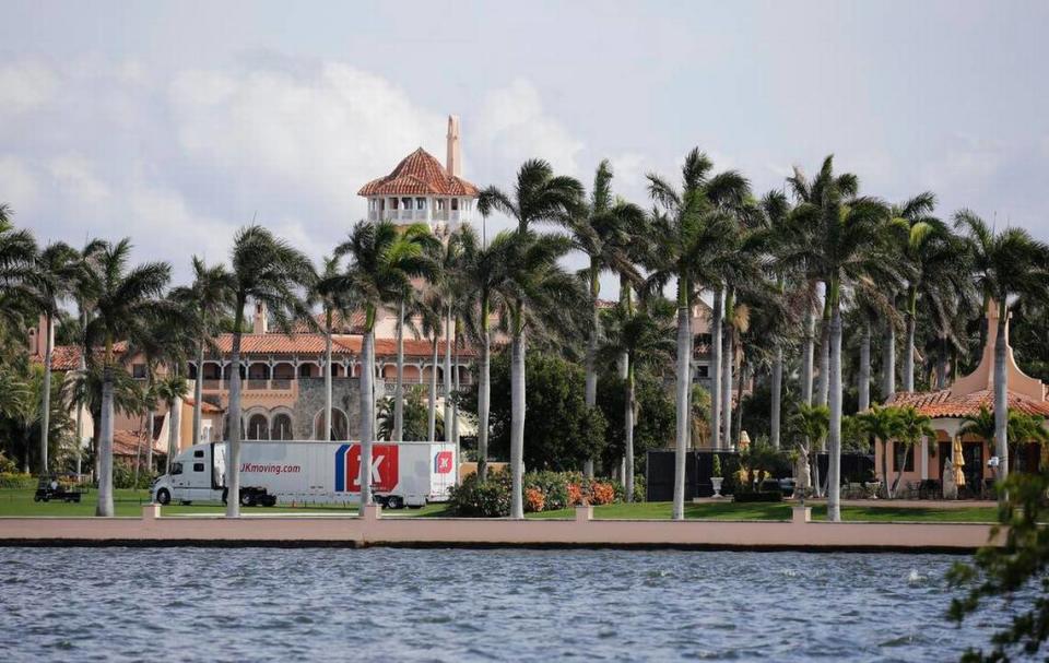 Mar-a-Lago in Palm Beach, Florida, on Jan 18, 2021.