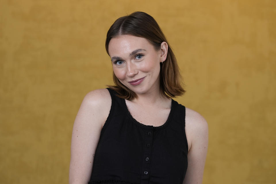 Canadian actor and comedian Veronika Slowikowska poses for a portrait on Friday, May 17, 2024, in Los Angeles. (AP Photo/Ashley Landis)