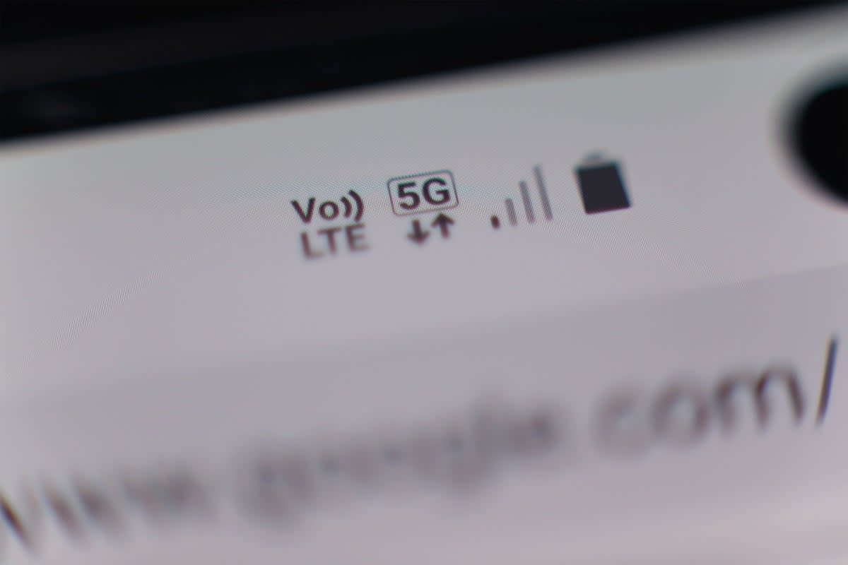 5G connectivity is overhyped and many users are yet to experience improvements in mobile speed or reliability, according to a new study (Yui Mok/PA) (PA Archive)