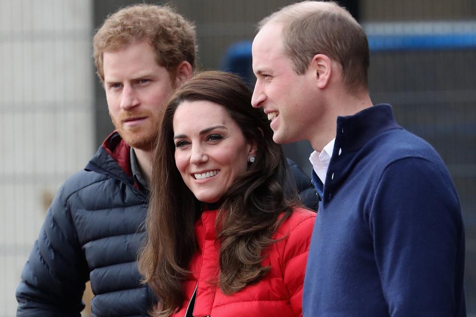 Prince William, Duke of Cambridge and Catherine, Duchess of Cambridge and Prince Harry join Team Heads Together at a London Marathon Training Day