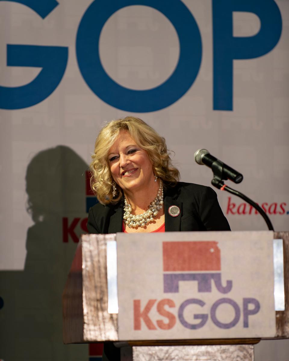 Kansas Insurance Commissioner Vicki Schmidt, R-Topeka, would have good name recognition if she chose to run for U.S. Rep. Jake LaTurner's seat.