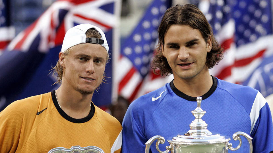 Federer reveals Hewitt’s ‘unbelievable’ meltdown from when they were 16. Pic: Getty