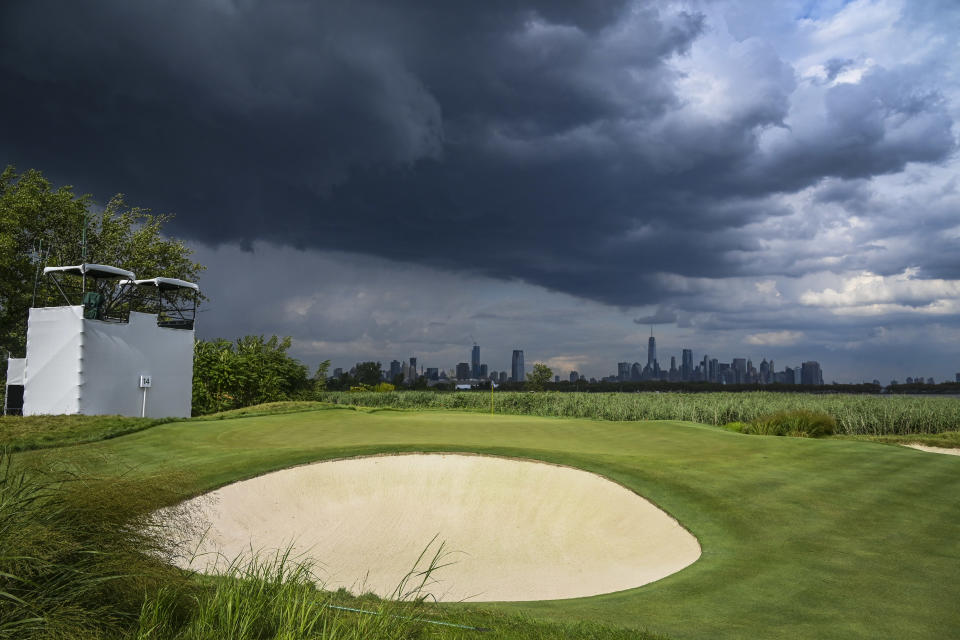 The Northern Trust will play its final round on Monday due to a hurricane approaching the New York City area. (Keyur Khamar/PGA TOUR/Getty Images)