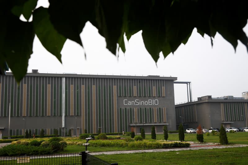FILE PHOTO: China's vaccine specialist CanSino Biologics Inc in Tianjin