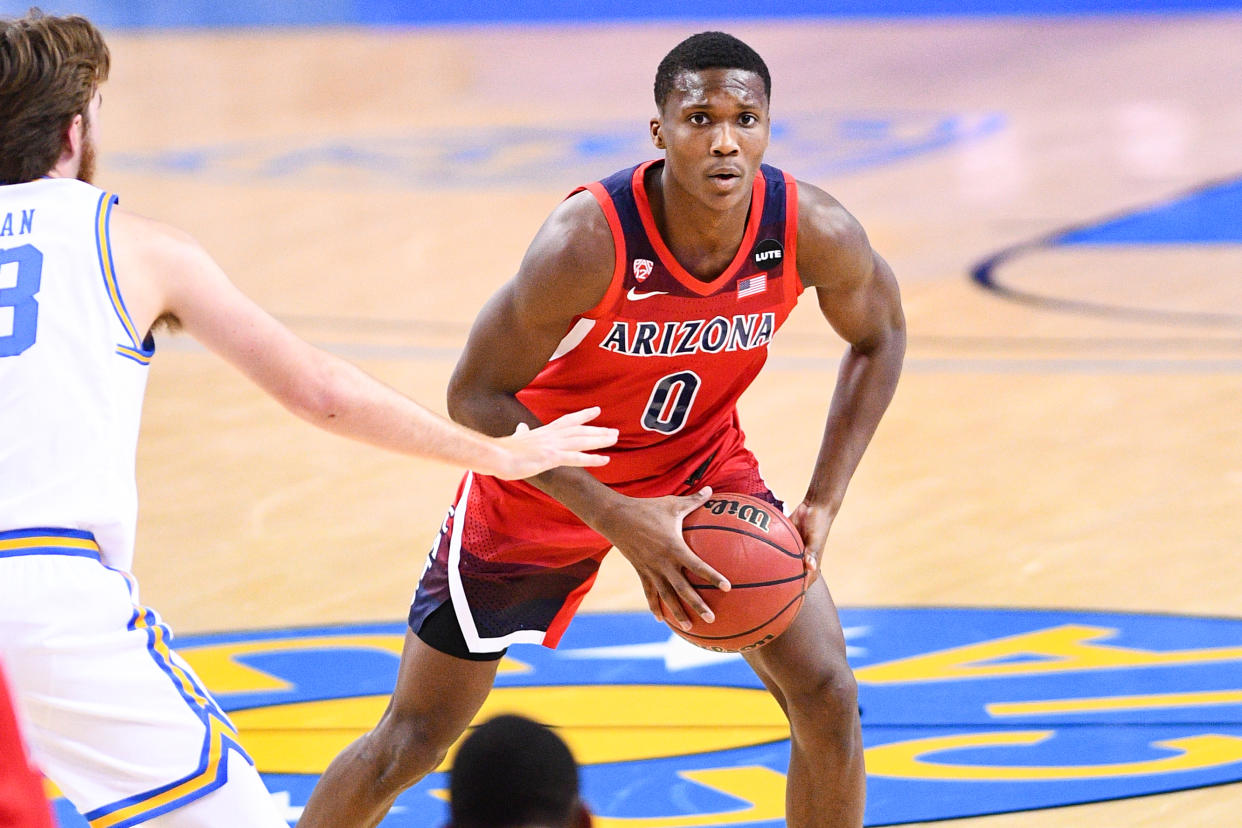 Bennedict Mathurin is a player to watch this coming college basketball season. (Brian Rothmuller/Icon Sportswire via Getty Images)