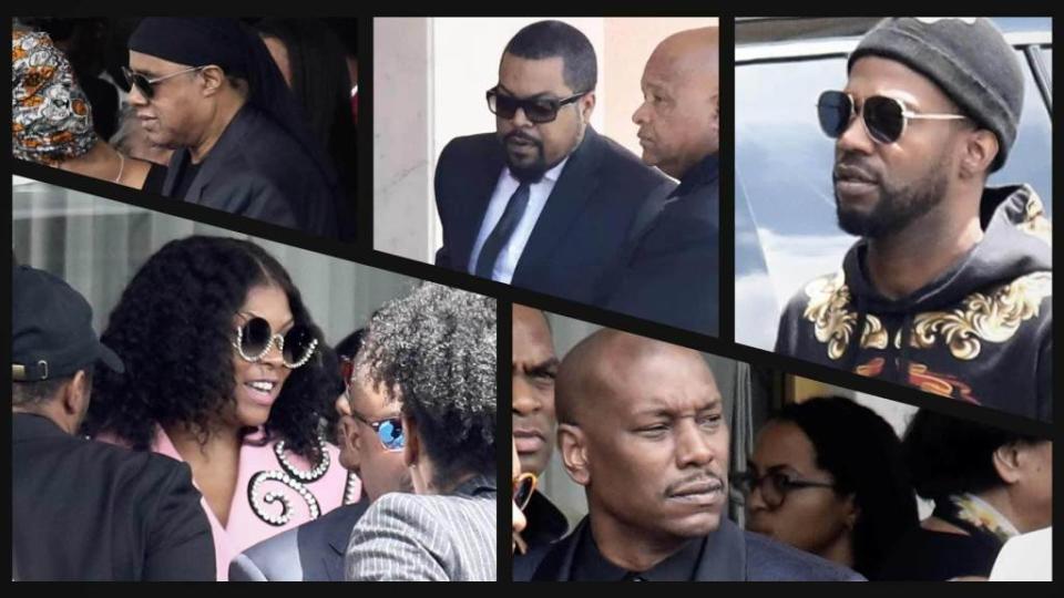 <p>John Singleton‘s funeral took place on Monday and while the legendary director will be missed, he was remembered as someone who did a lot for those trying to break into the business. Ice Cube, Taraji P. Henson, and Stevie Wonder were among those who paid their respects during his “Celebration of Life,” which took place […]</p> <p>The post <a rel="nofollow noopener" href="https://theblast.com/john-singleton-funeral/" target="_blank" data-ylk="slk:Inside John Singleton’s Funeral: Tyrese Among the Speakers at Star-Studded Event;elm:context_link;itc:0;sec:content-canvas" class="link ">Inside John Singleton’s Funeral: Tyrese Among the Speakers at Star-Studded Event</a> appeared first on <a rel="nofollow noopener" href="https://theblast.com" target="_blank" data-ylk="slk:The Blast;elm:context_link;itc:0;sec:content-canvas" class="link ">The Blast</a>.</p>