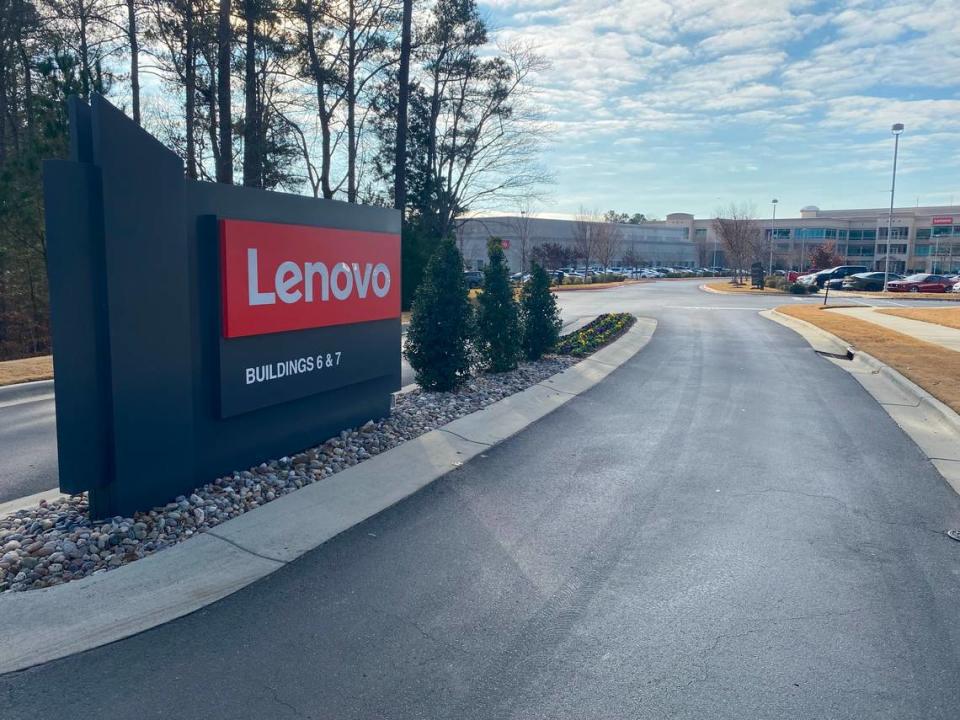 Lenovo’s North American headquarters in Morrisville, NC.
