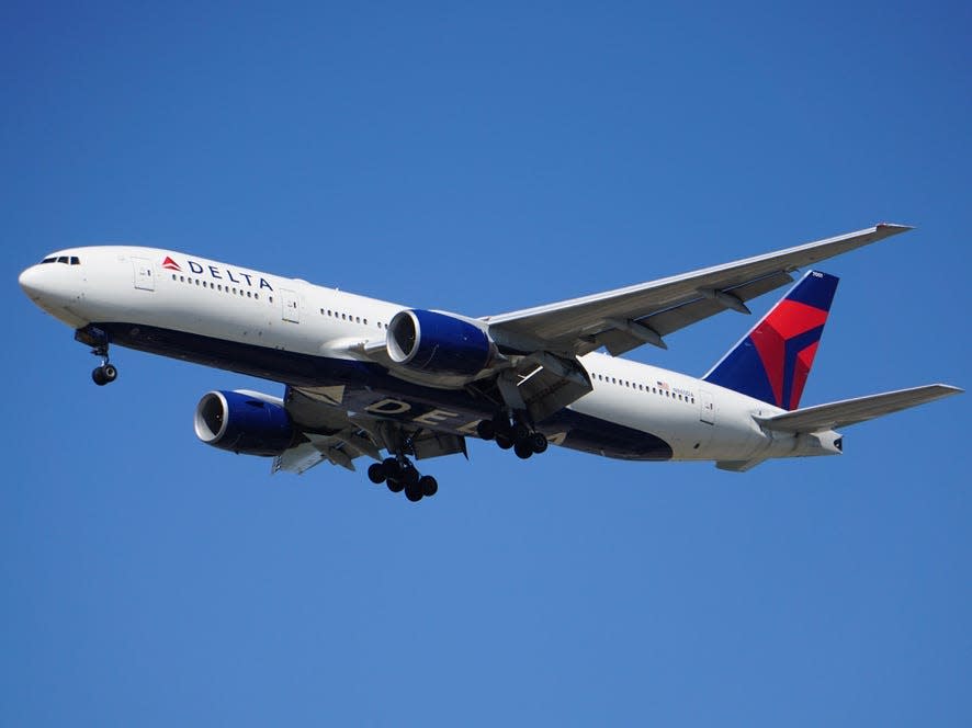 Delta Air Lines aircraft.