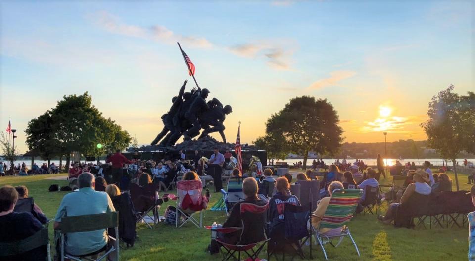 Fall River's 4th of July Celebration includes a sunset concert.