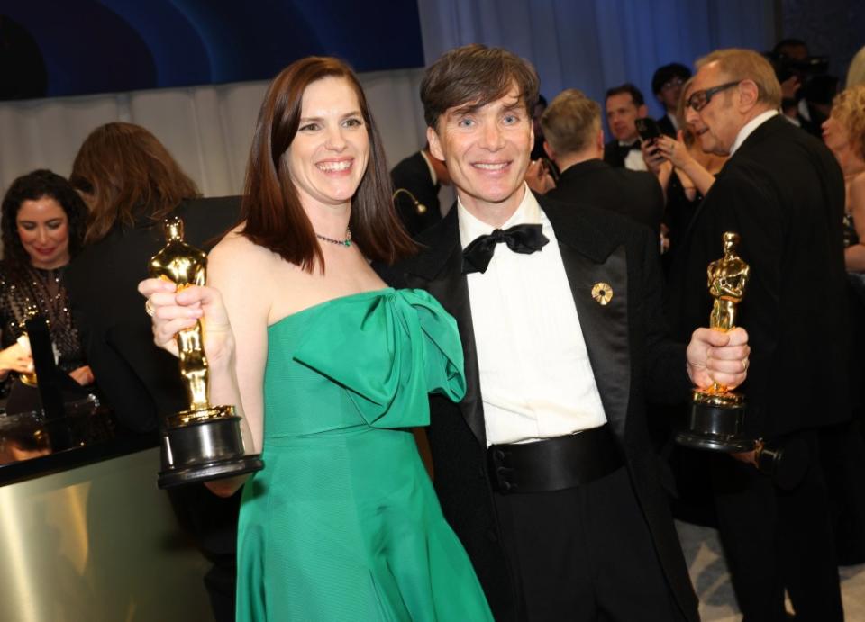 Jennifer Lame and Cillian Murphy 96th Annual Academy Awards, Governors Ball, Los Angeles, California, USA - 10 Mar 2024