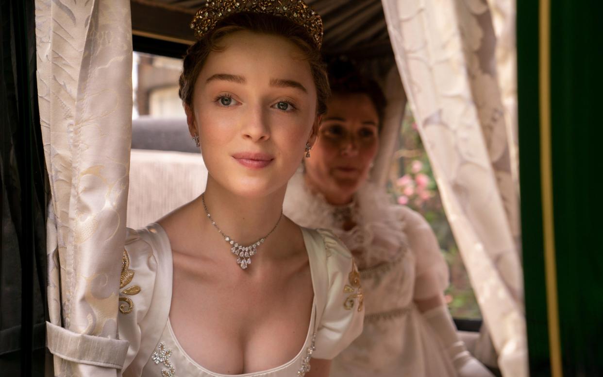 Phoebe Dynevor is the belle of the ball in the first series of period drama romp Bridgerton - Netflix