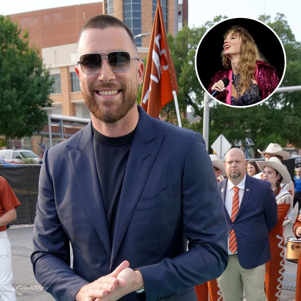 Travis Kelce Spotted at Taylor Swift's Eras Tour in Europe During Football Season Hiatus