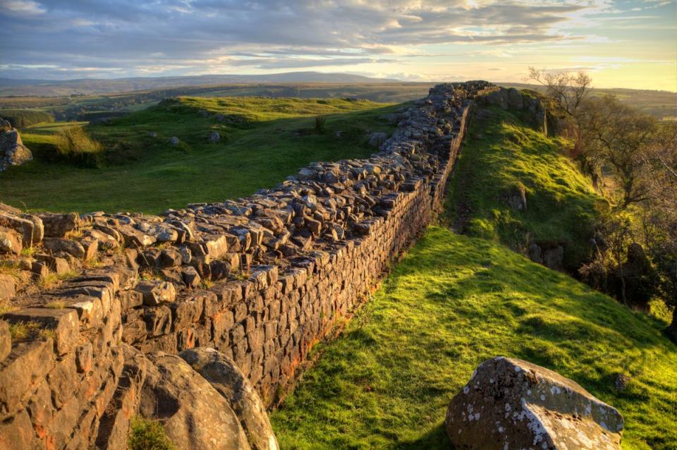 Beacons will be lit along Hadrian’s Wall in Northumberland (Getty Images/iStockphoto)