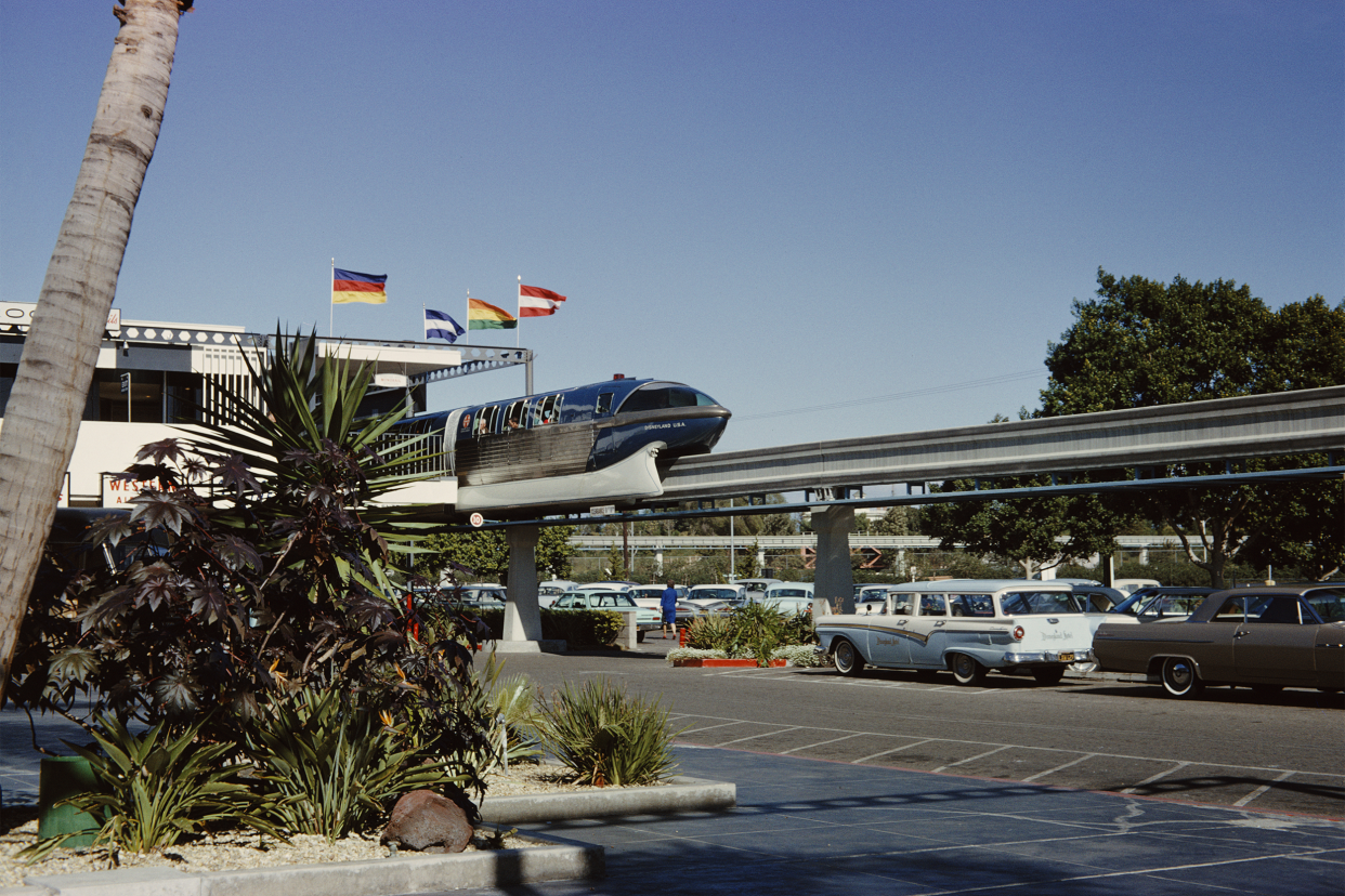 The Disneyland monorail