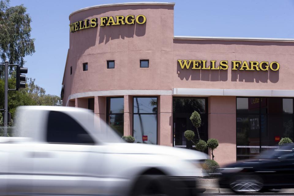 Wells Fargo is among the big banks reporting a loss.