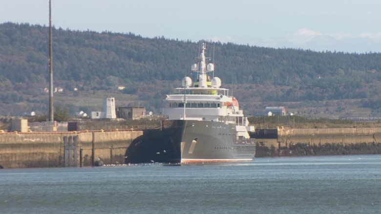 Super-luxury yacht visits Saint John