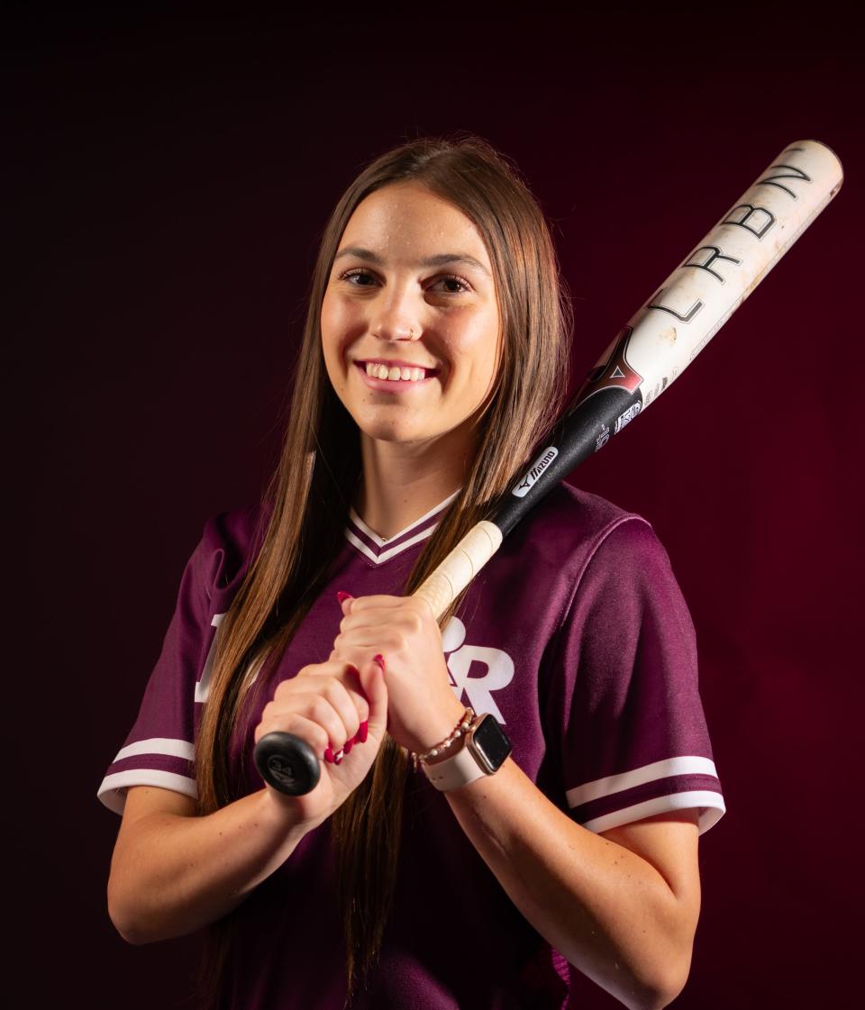 Brantley Lavas said an inside-the-park home run against San Antonio East Central in the state playoffs is her favorite memory. She plans to play college softball at UTEP.