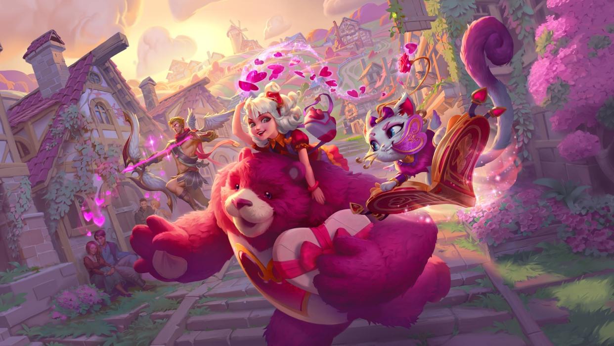 Annie's angry bear looks like a Carebear, thanks to Yuumi it seems. Yes, definitely the Zoomies. (Photo: Riot Games)