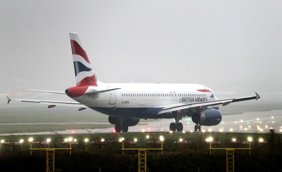 British Airways is insisting its planned new subsidiary for short-haul flights at Gatwick will feature ‘the same full standard of service’ currently provided to passengers (Gareth Fuller/PA) (PA Archive)