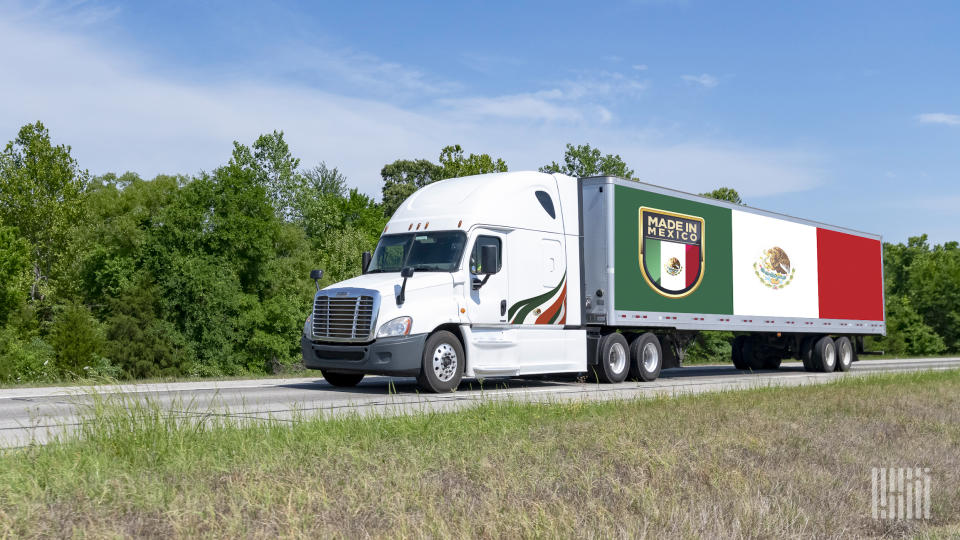 Members of Mexico’s National Association of Bus, Truck and Tractor Producers produced 17,848 units in November, a 2% year-over-year increase from the same month last year. (Photo: Jim Allen/FreightWaves)