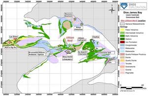 DIOS JAMES BAY Lower Eastmain Greenstone Belt Properties