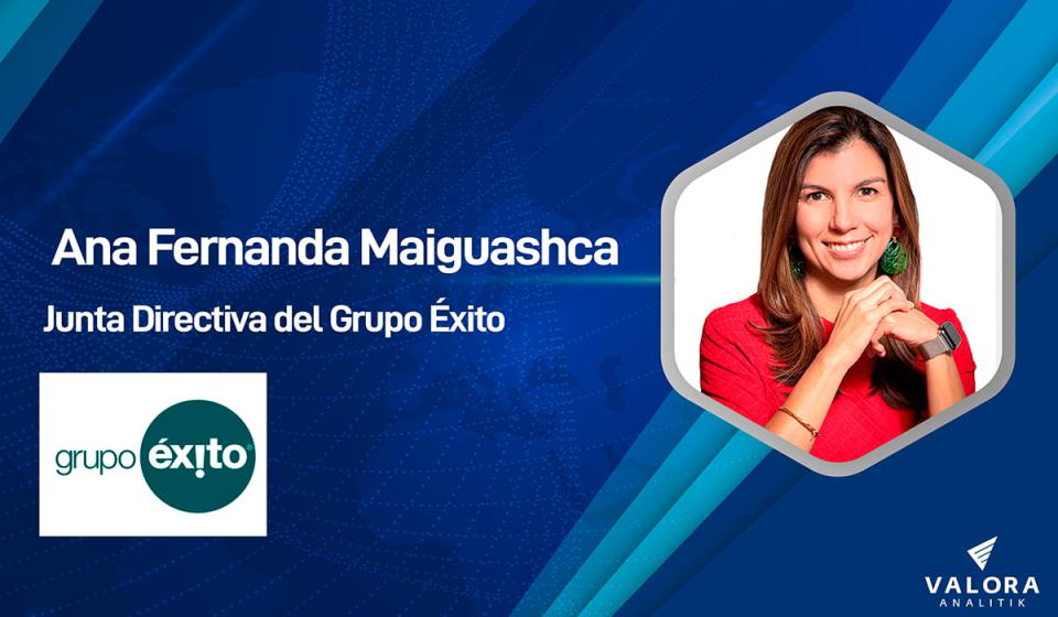 La economista Ana Fernanda Maiguashca llegaría a la Junta Directiva de Grupo Éxito. Foto: Valora Analitik.